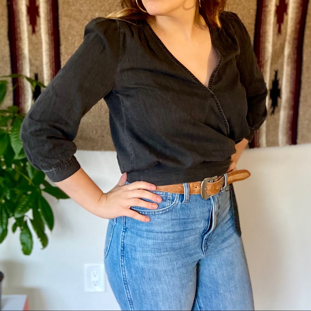 70s-Inspired Madewell Wrap Top ⚔️🌼